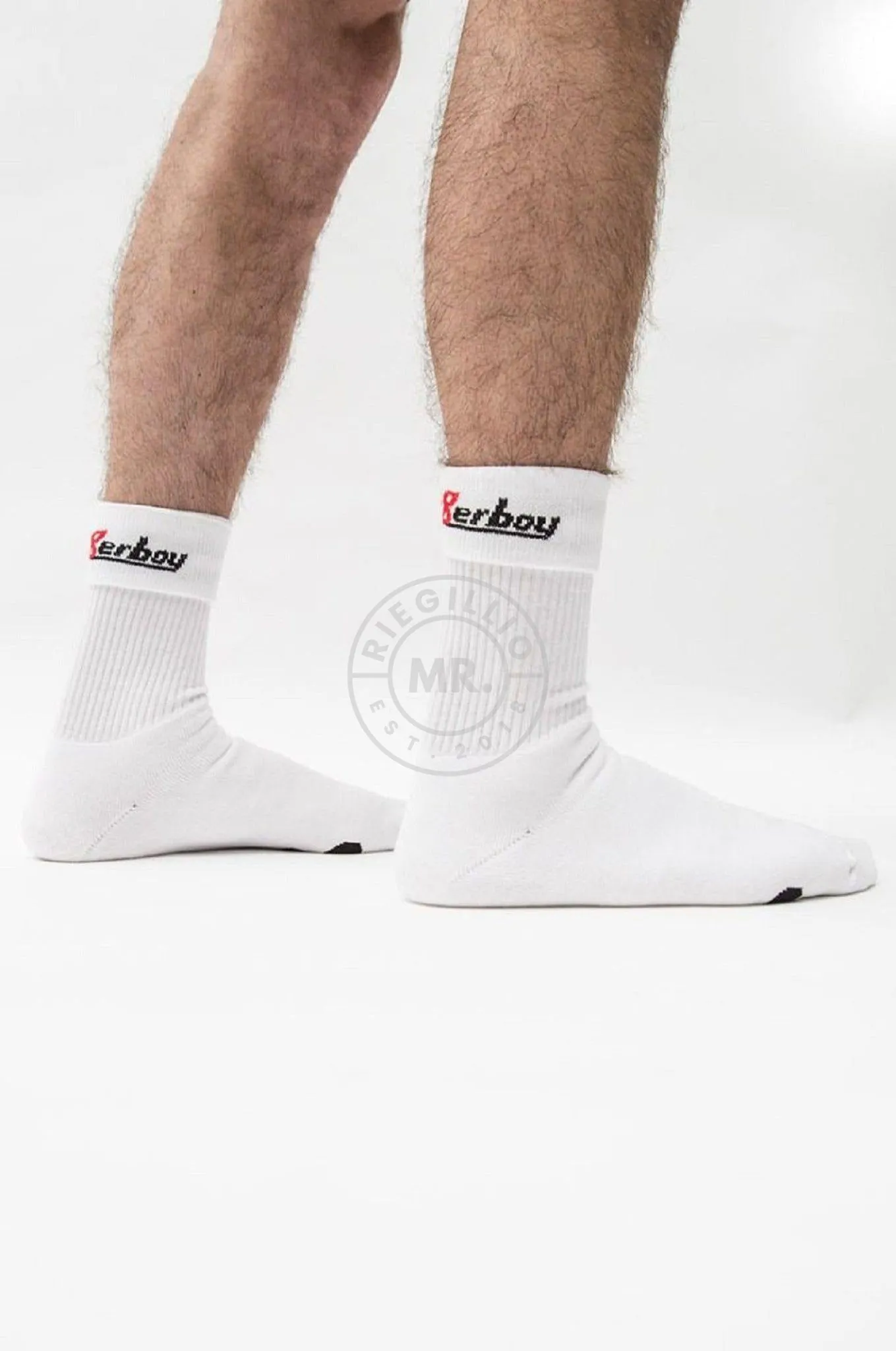 Sk8erboy PUPPY Socks White
